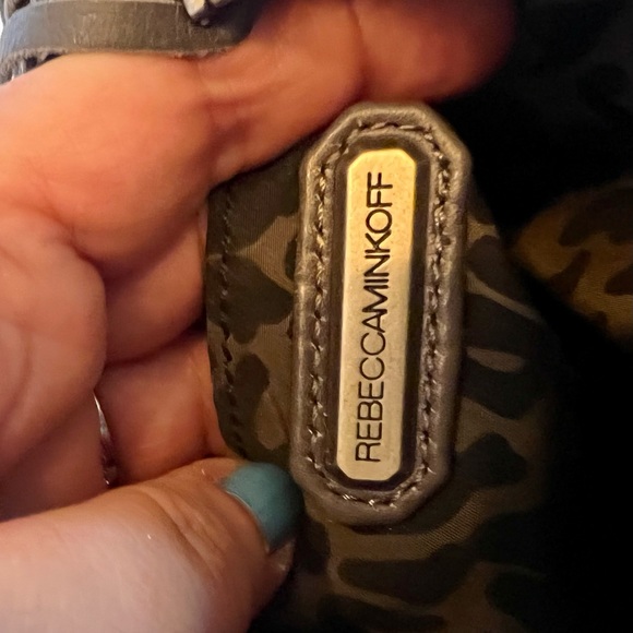 Rebecca Minkoff MAC leather crossbody gray - Picture 7 of 8